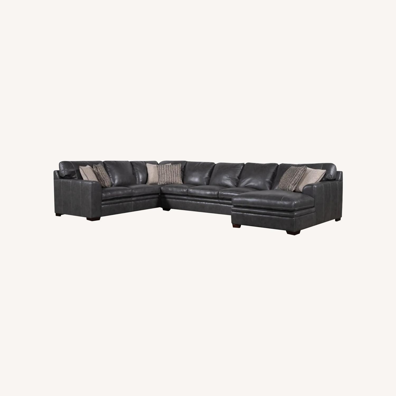 Living Spaces 3-Piece Comfy Sectional - image-0