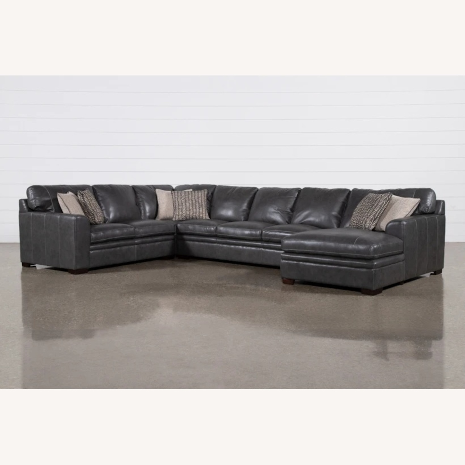Living Spaces 3-Piece Comfy Sectional - image-9