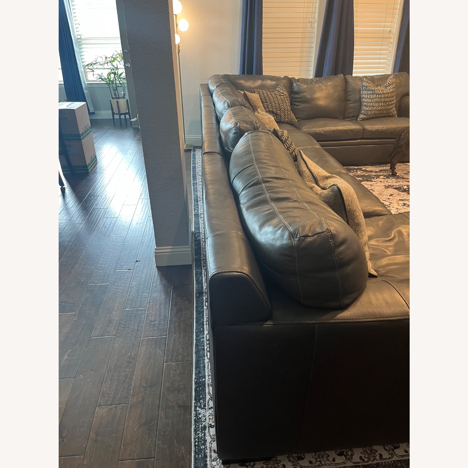 Living Spaces 3-Piece Comfy Sectional - image-7