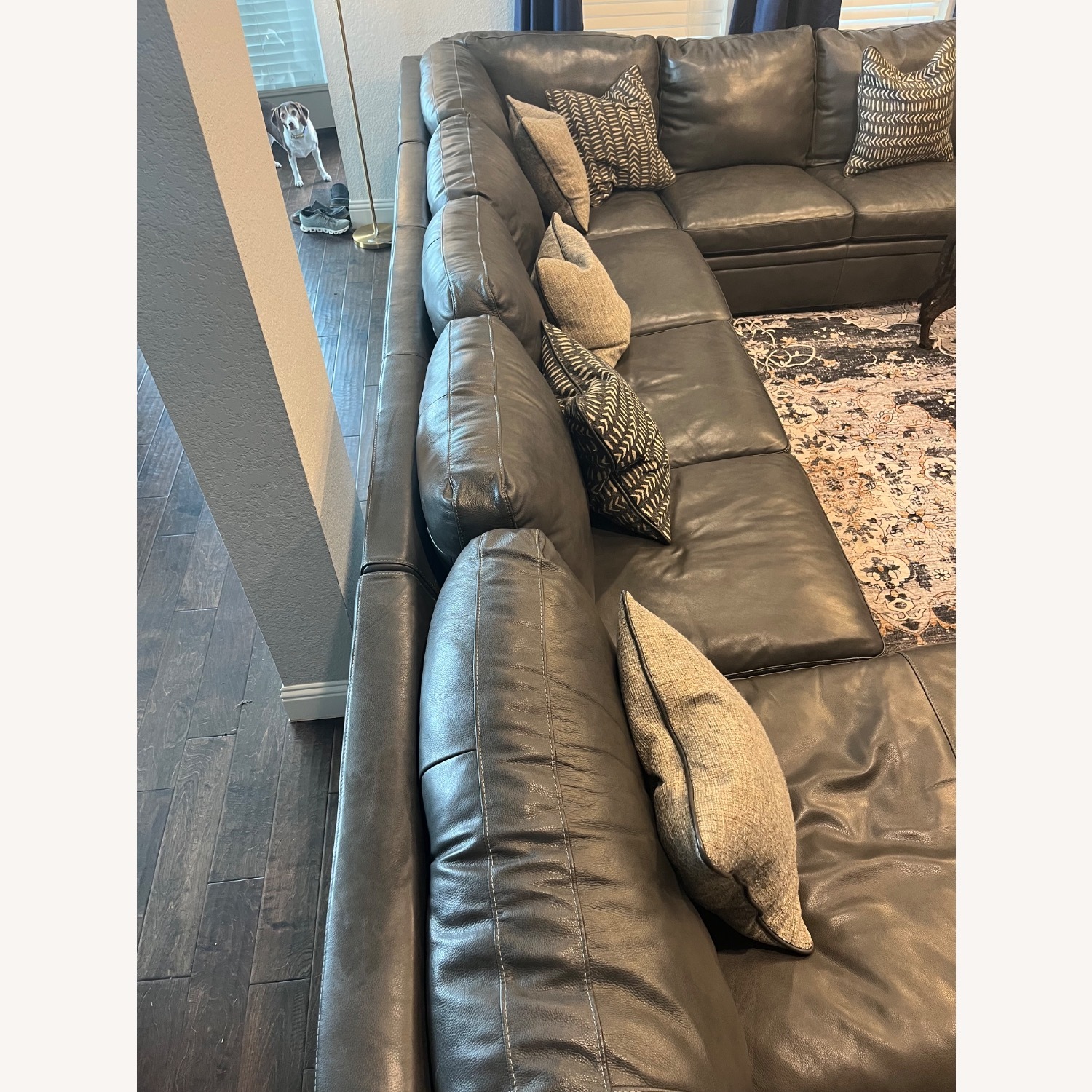 Living Spaces 3-Piece Comfy Sectional - image-6