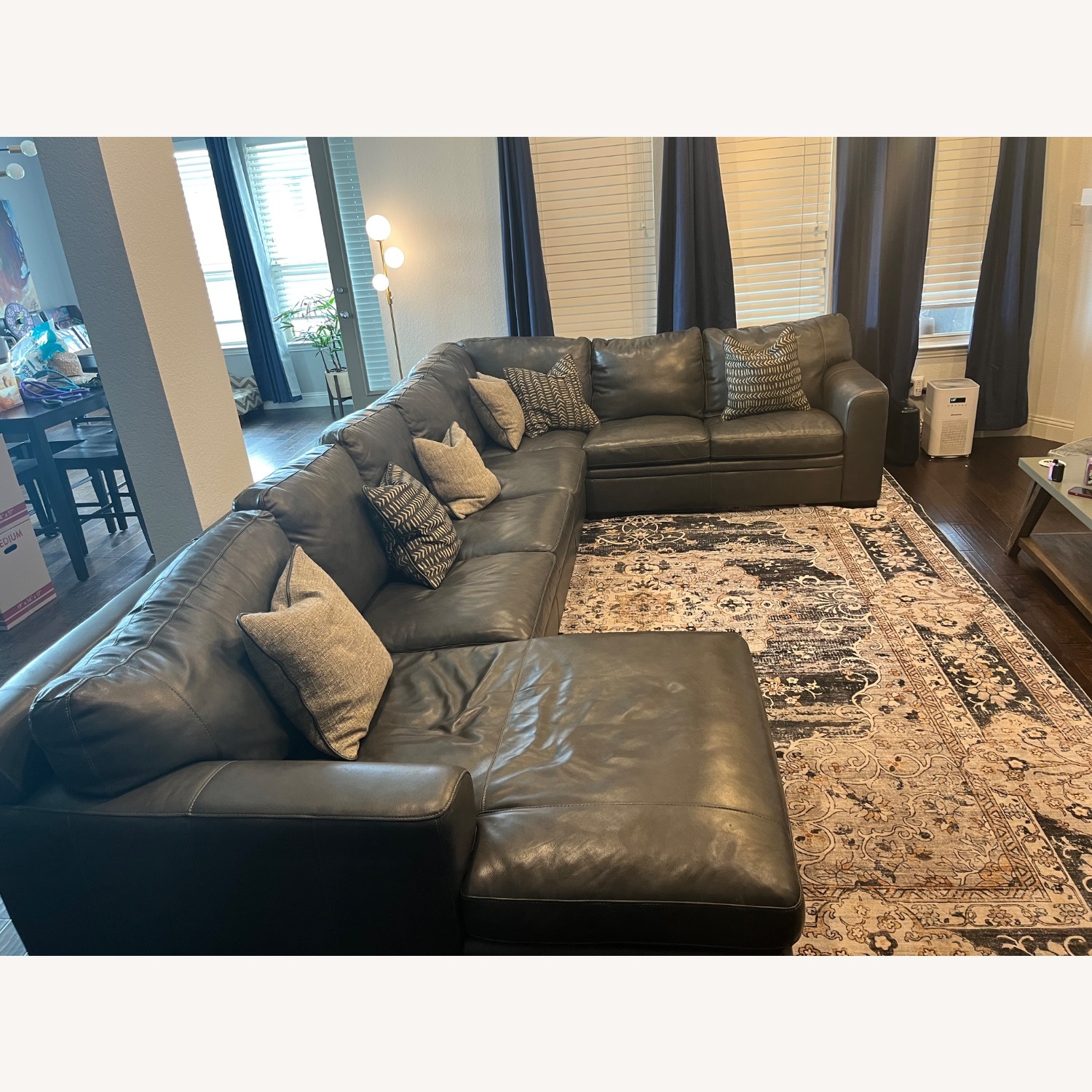 Living Spaces 3-Piece Comfy Sectional - image-2