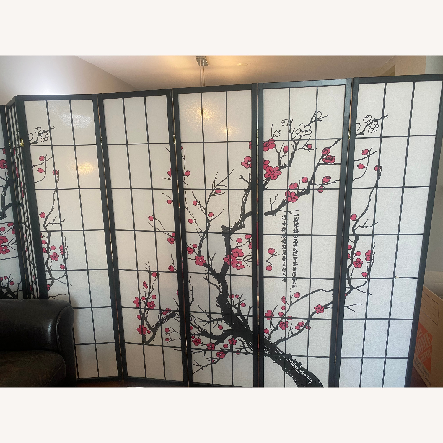 Asian Style Room Divider 8-Panel - image-2