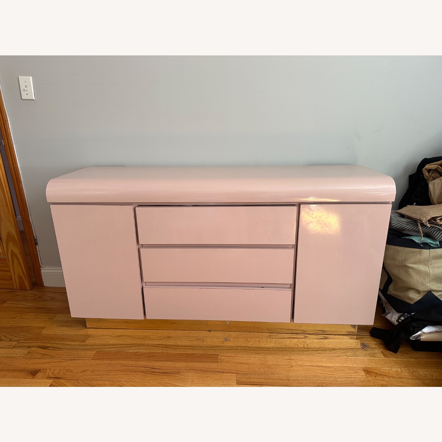 Pink Lacquer Dresser - image-1