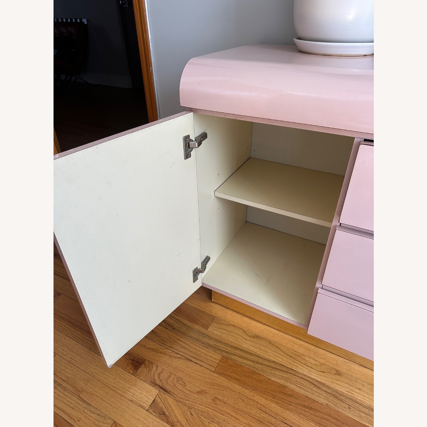 Pink Lacquer Dresser - image-5