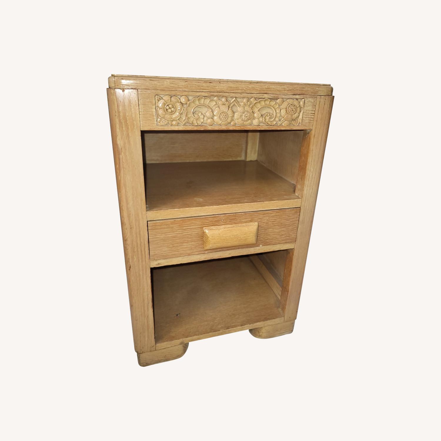 Antique Art Deco Nightstand - image-0