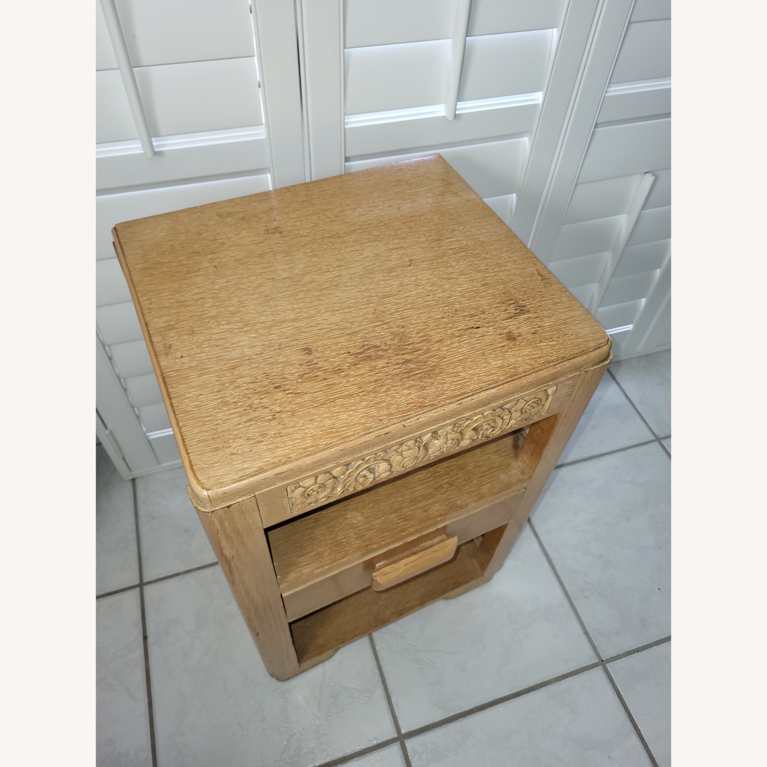 Antique Art Deco Nightstand - image-3