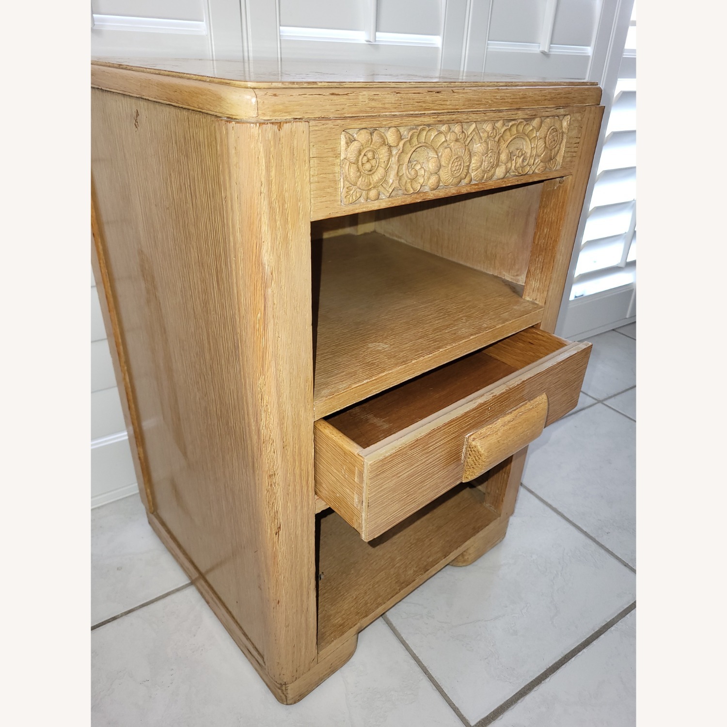 Antique Art Deco Nightstand - image-2