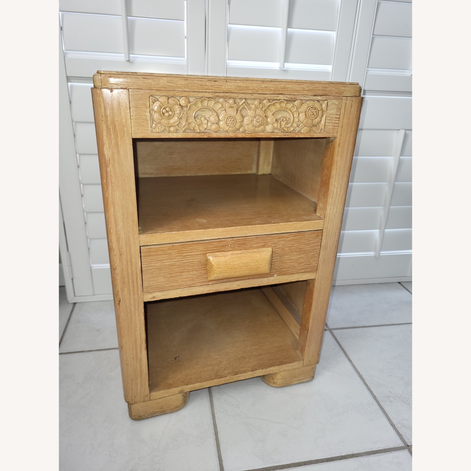 Antique Art Deco Nightstand - image-1