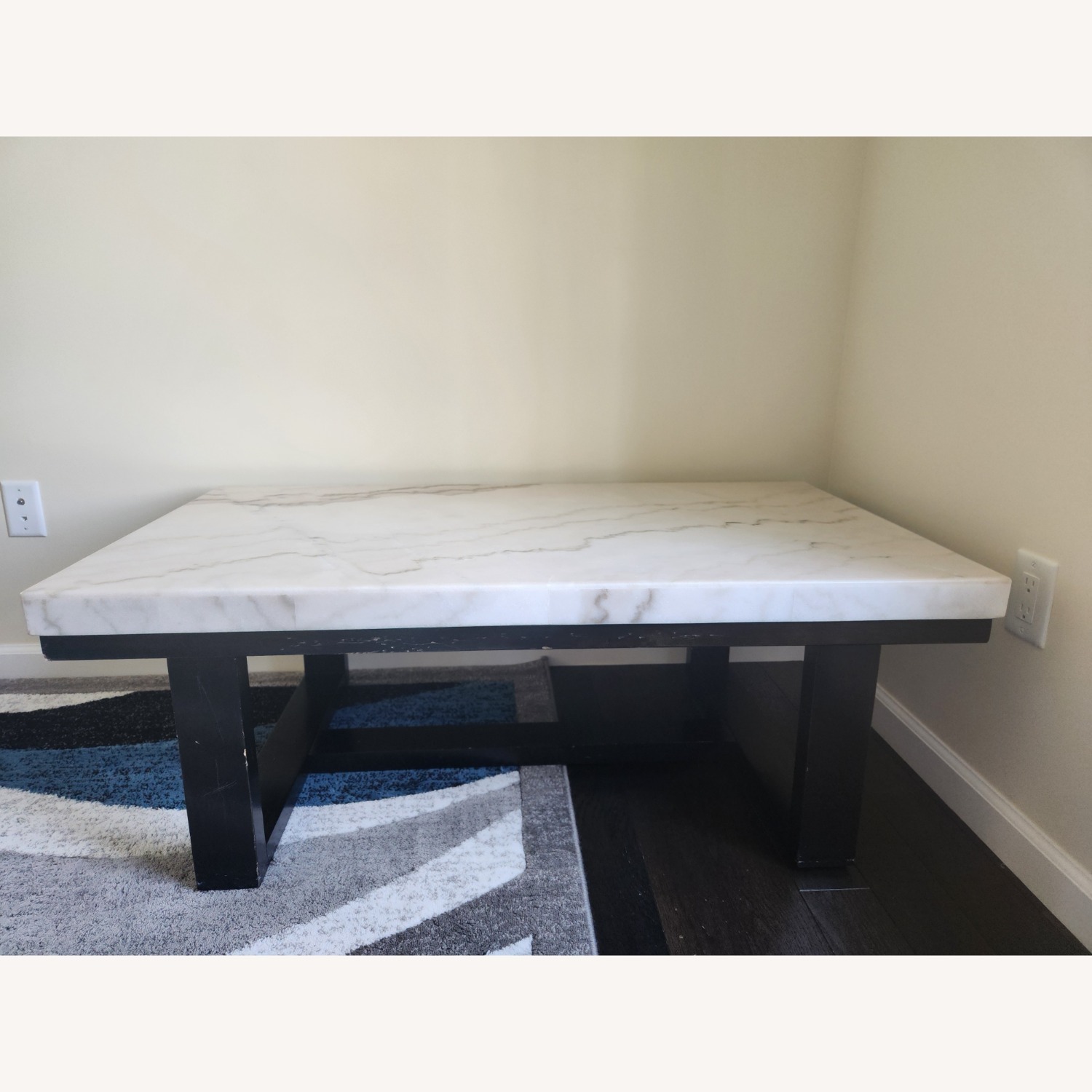 Value City Furniture Artemis White Center Table - image-2