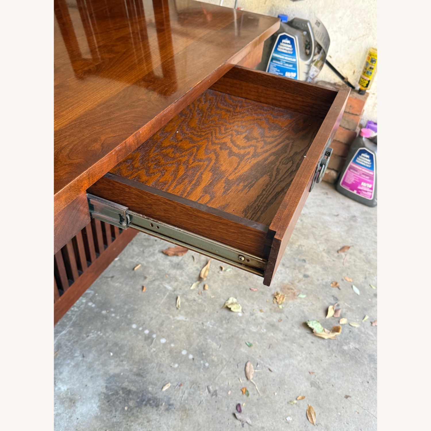 Mission Style Cherry Dining Table - image-6