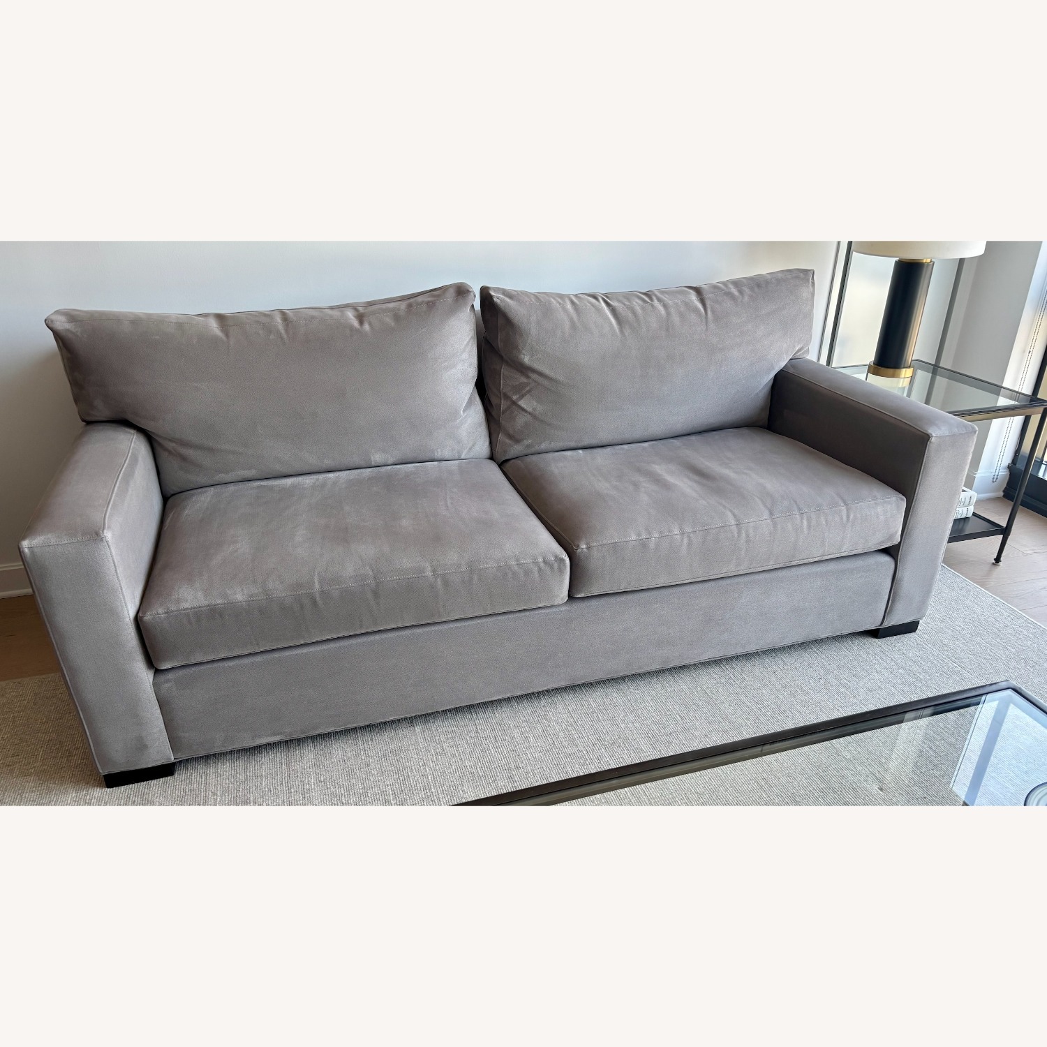  Crate & Barrel Axis II Sofa-2 Seat Couch  - image-3
