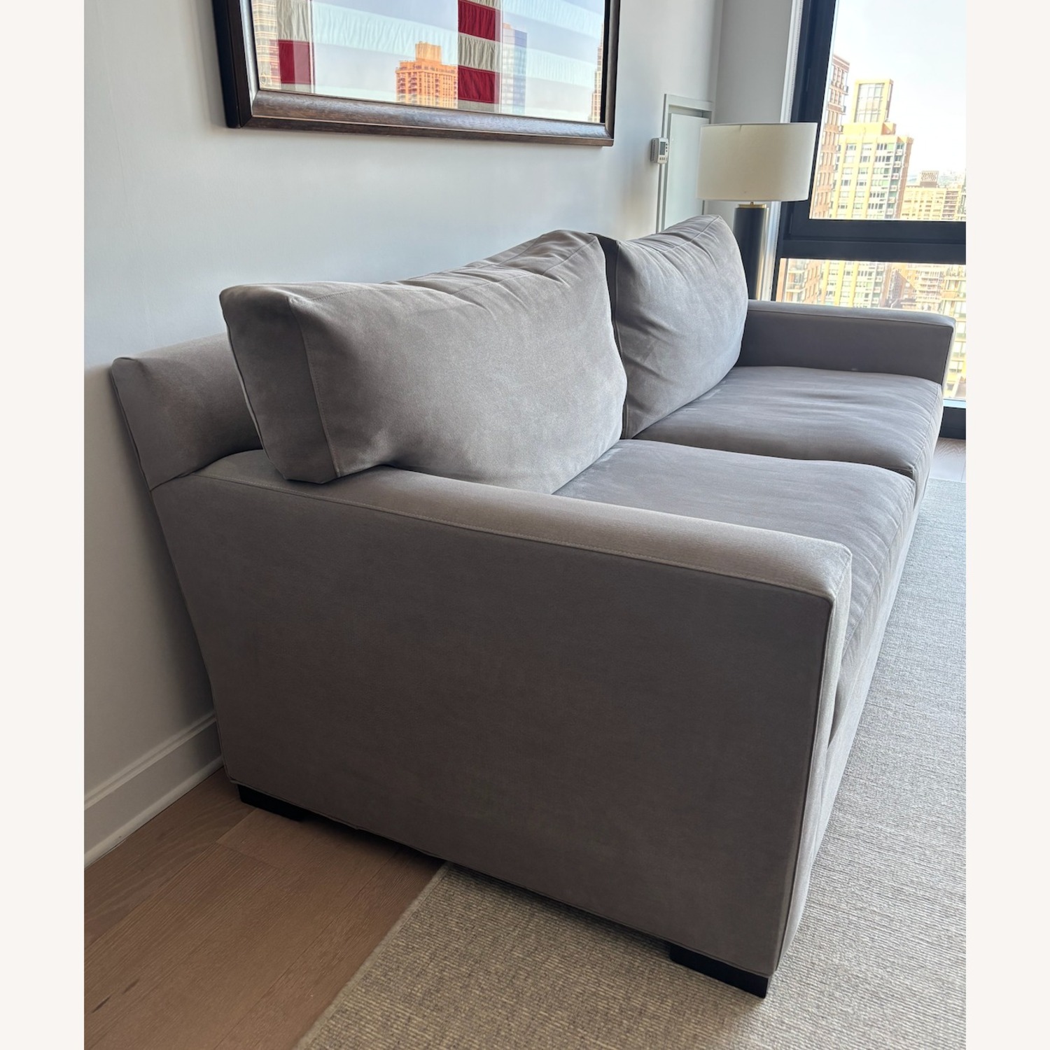  Crate & Barrel Axis II Sofa-2 Seat Couch  - image-2