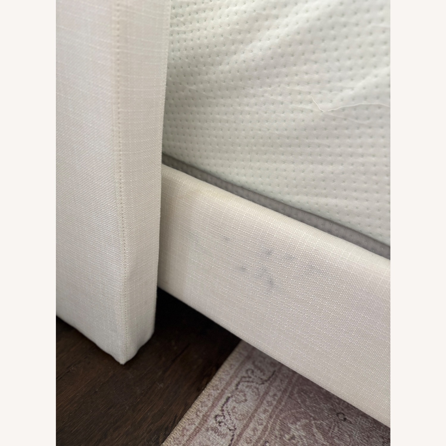 Pottery Barn Elliot Shelter Upholstered King Bed - image-7