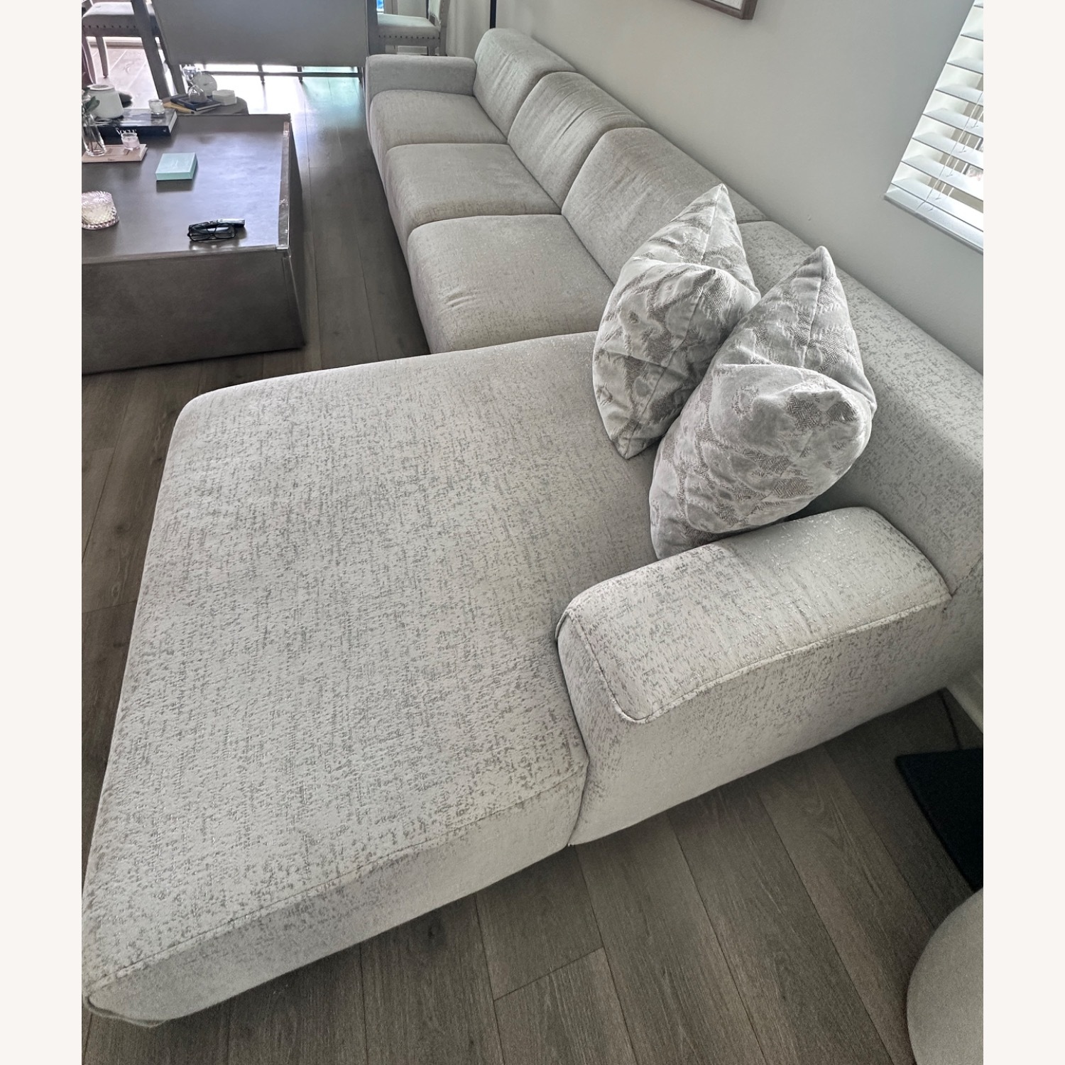 Natuzzi L-Shaped Couch - image-1