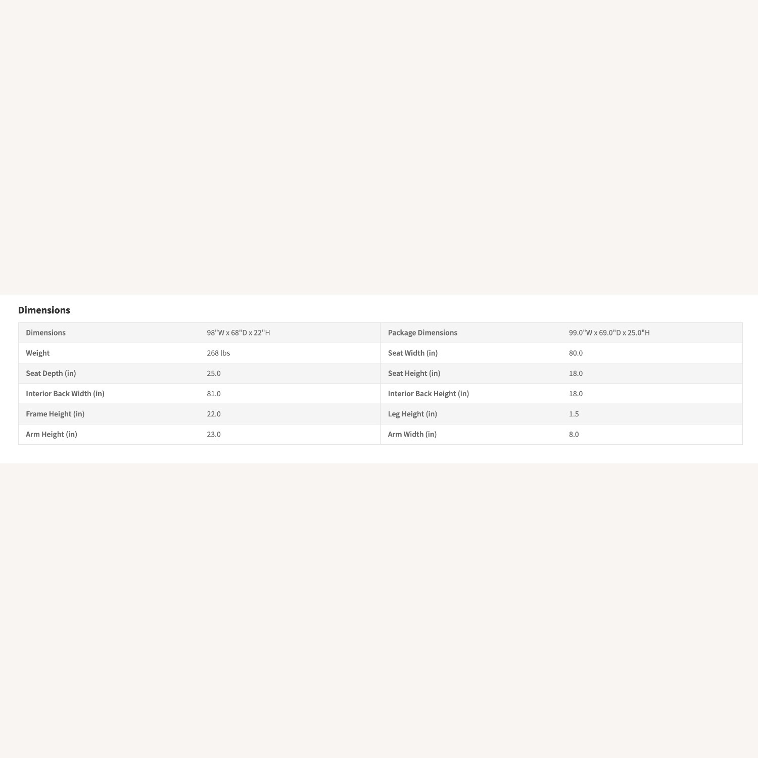 Living Spaces Mini Shuffle Sofa with Reversible Chaise - image-5