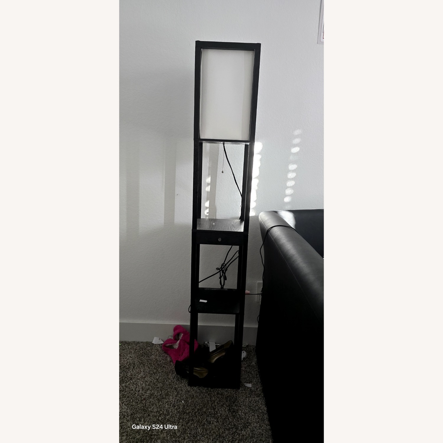 Floor Lamp with Shelf - image-3