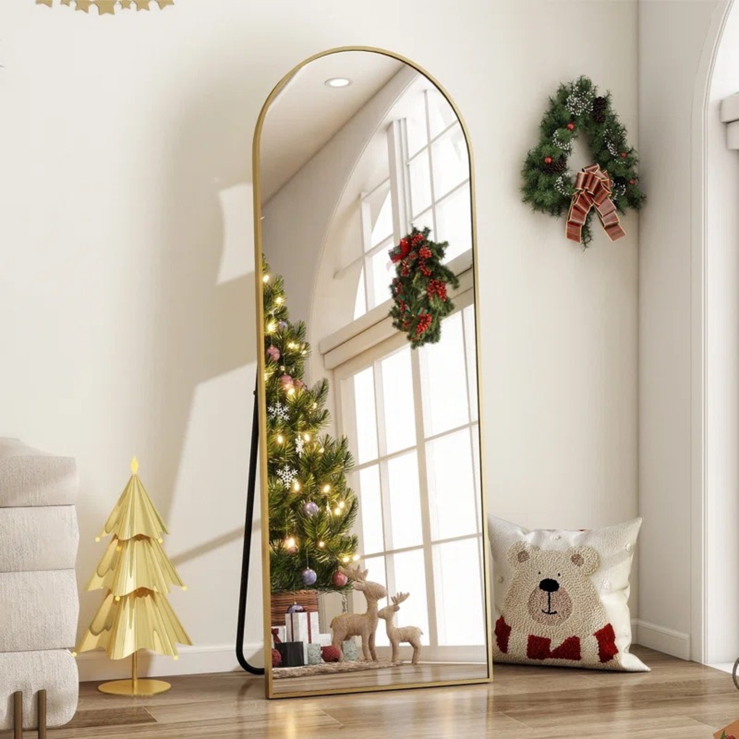 Red Barrel Studio Metal Flat Mirror - image-2