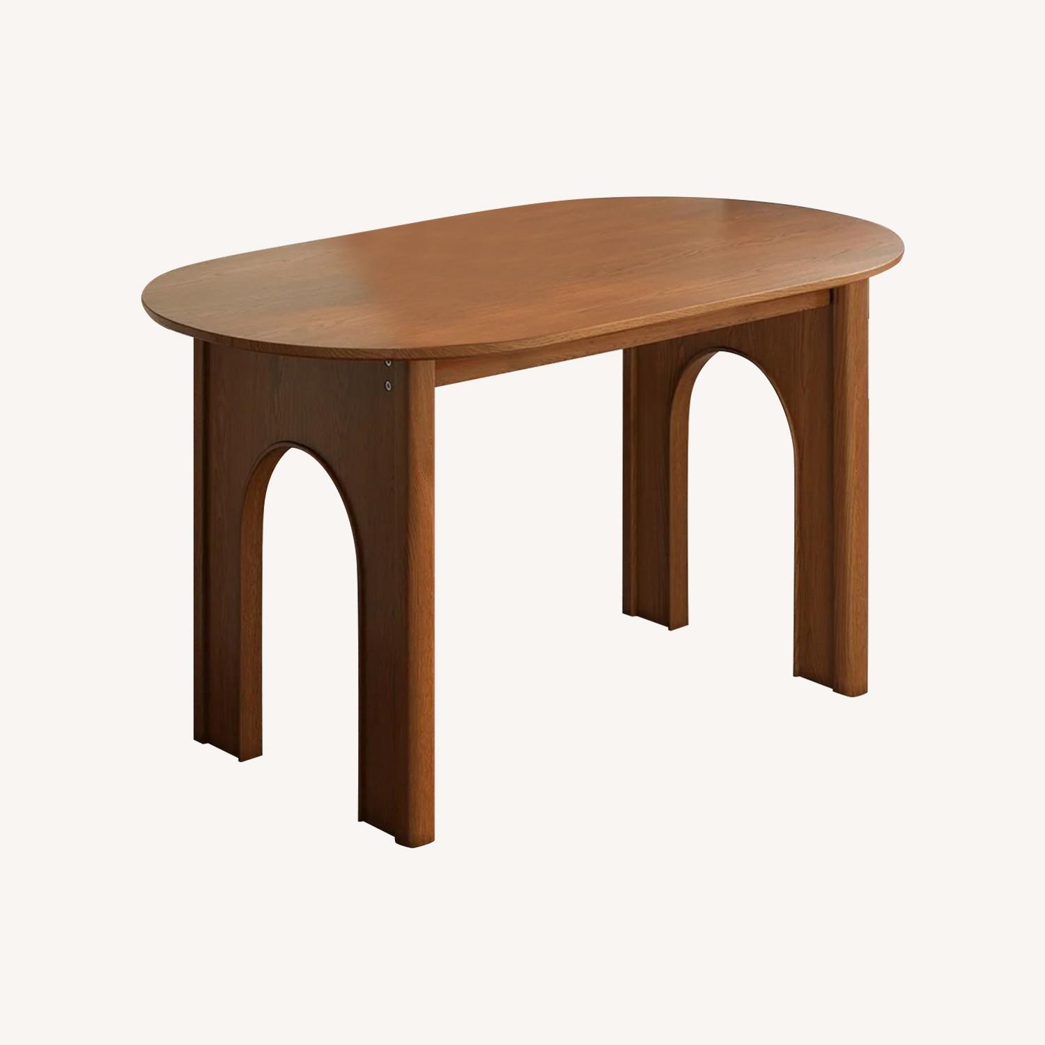 Valeria Oval Dining Table, 55" - image-0