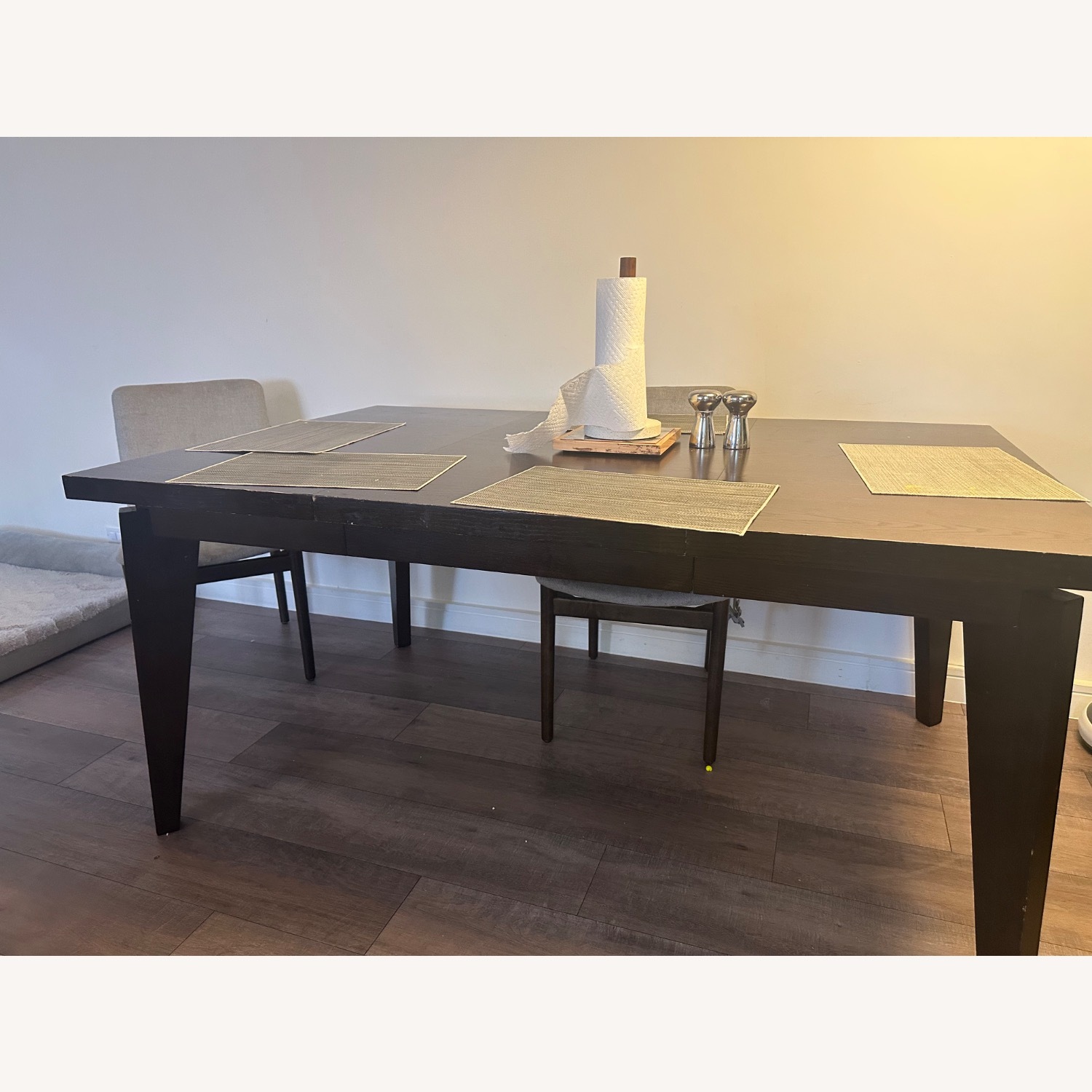 Angled Leg Expandable Table, 42-90", Chocolate - image-1