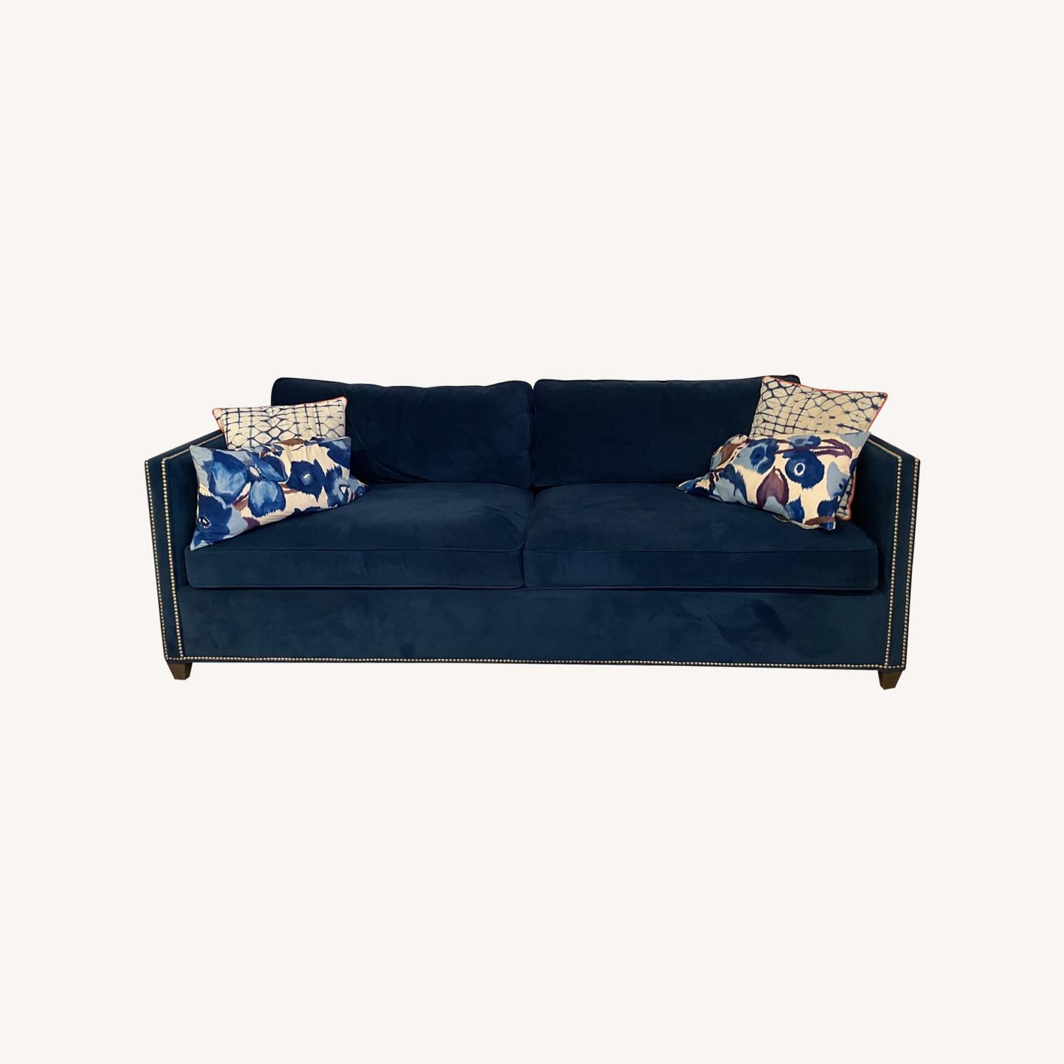 Crate & Barrel Dryden Queen Sleeper Sofa with Nailheads - image-0