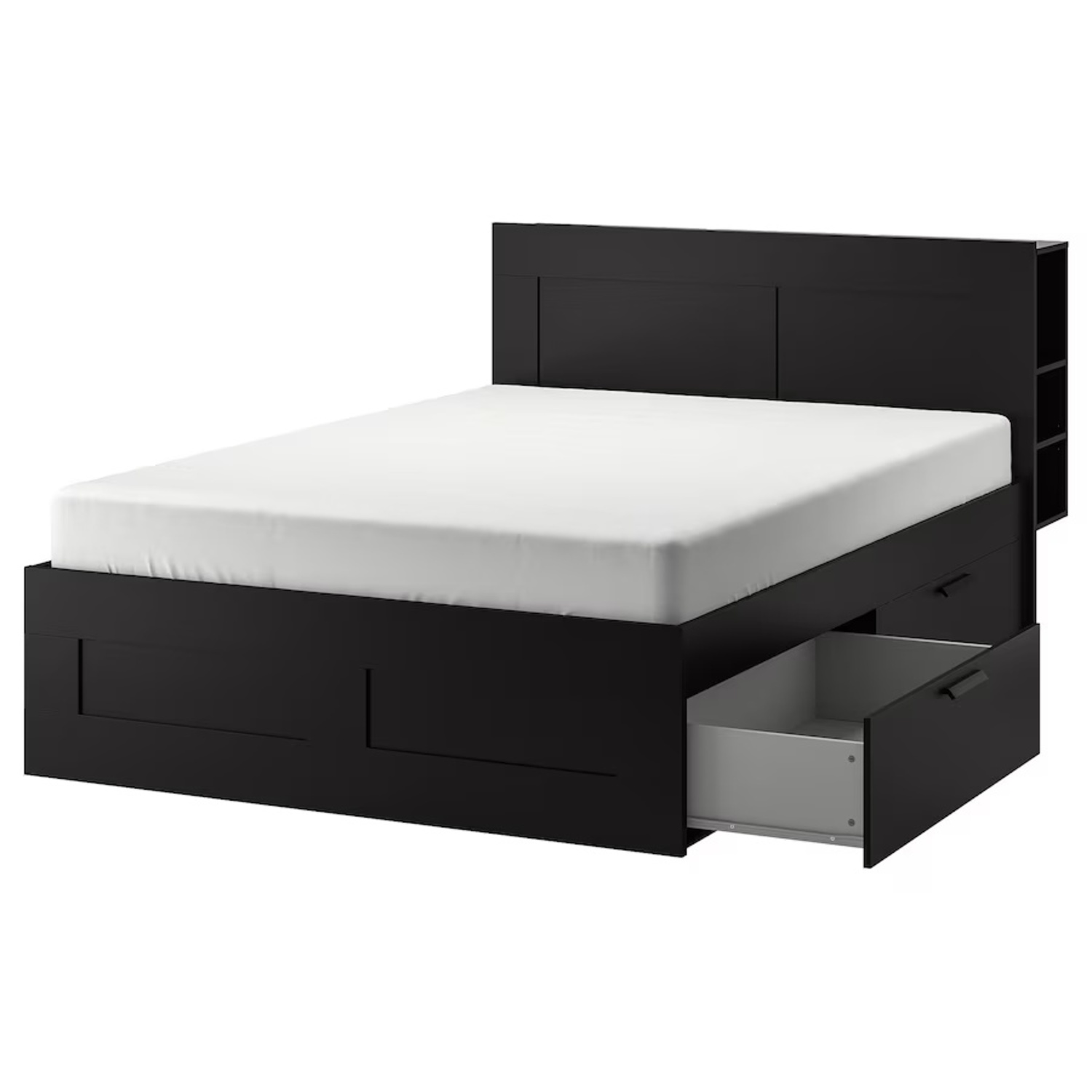 IKEA BRIMNES Storage Bed with Headboard - image-5