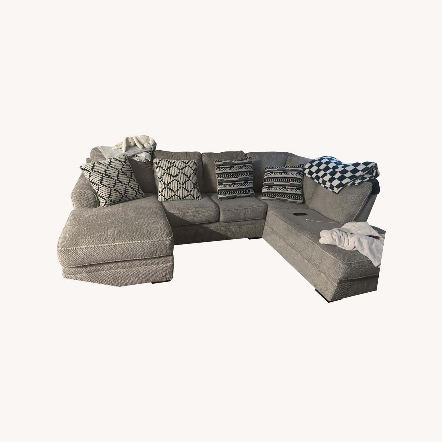 2 Piece Sectional Couch - image-0