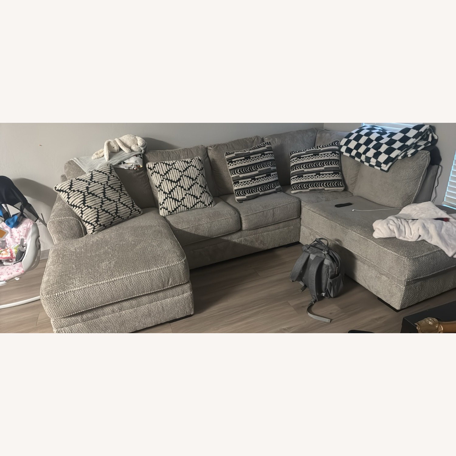 2 Piece Sectional Couch - image-2