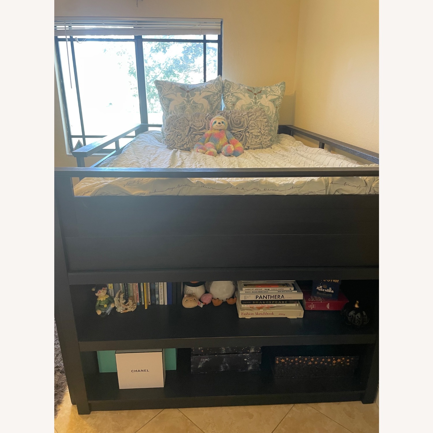 Pottery Barn Teen Low Loft Bed Set - image-2
