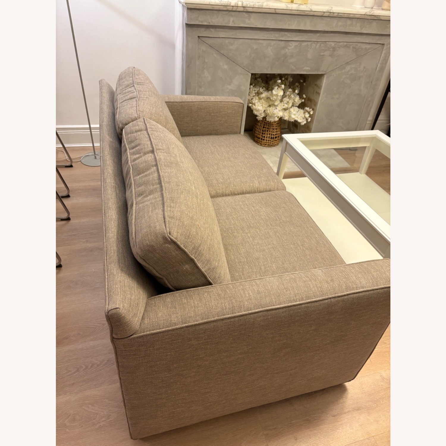 Crate & Barrel Upholstered Convertible Sofa - image-14