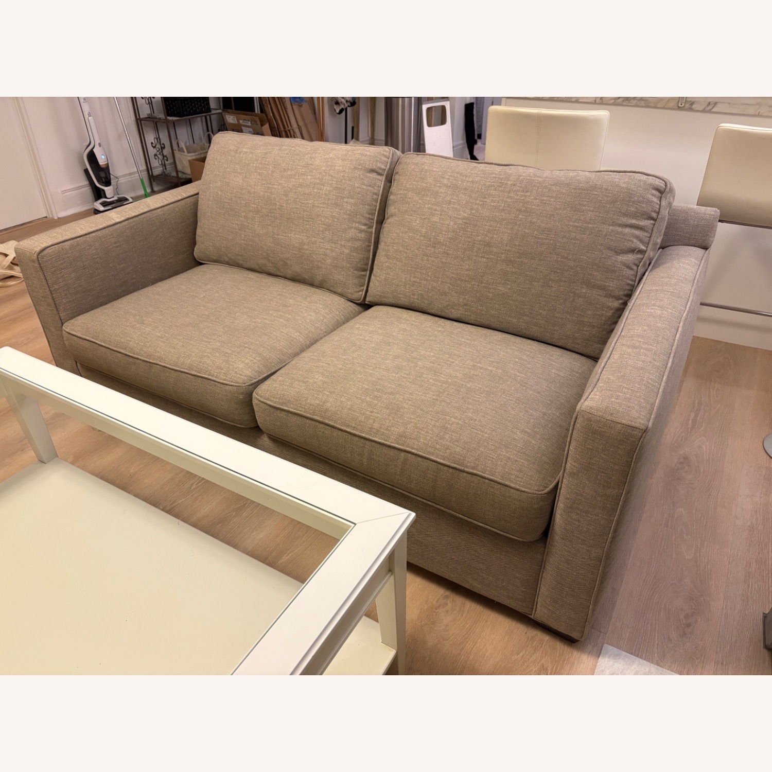 Crate & Barrel Upholstered Convertible Sofa - image-13