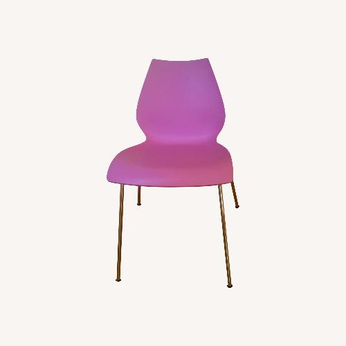 Used Kartell Maui Side Chair set of 3 - Fuchsia for sale on AptDeco