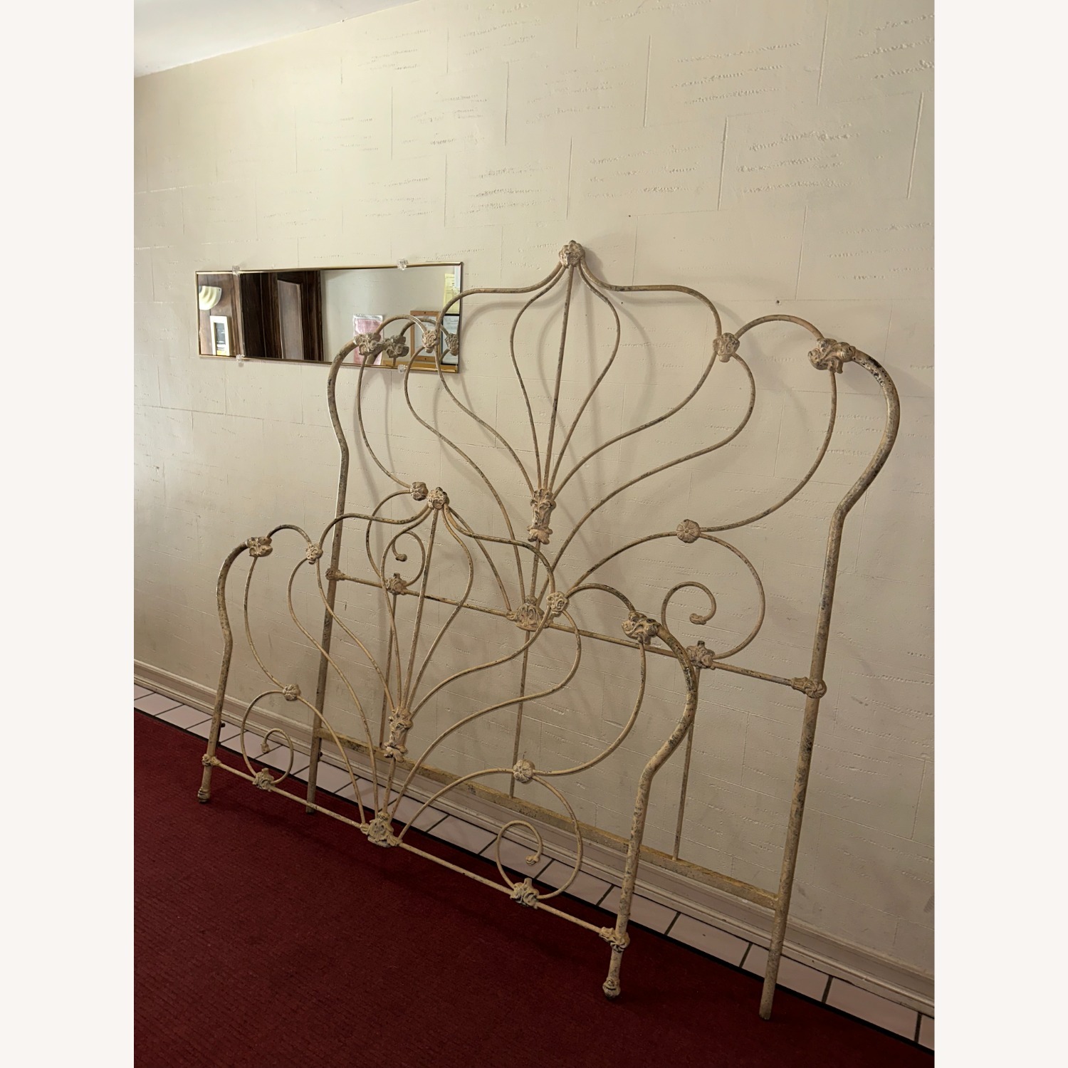 Wrought Iron Queen-sized Headboard/Footboard - image-8