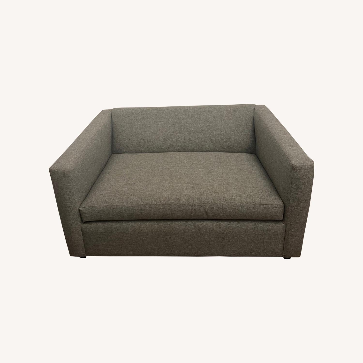 CB2 Movie Grey Sleeper Sofa - image-1