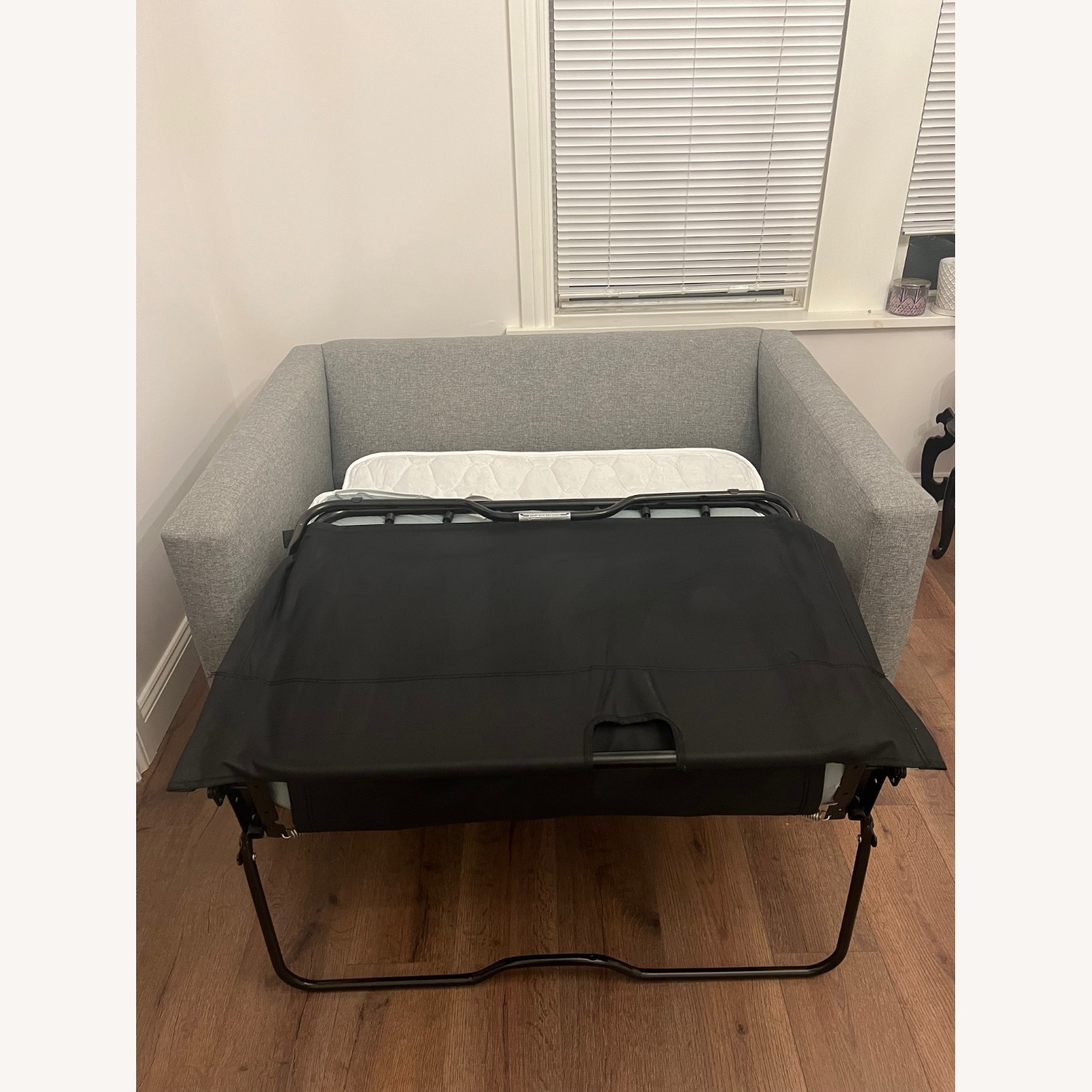 CB2 Movie Grey Sleeper Sofa - image-4