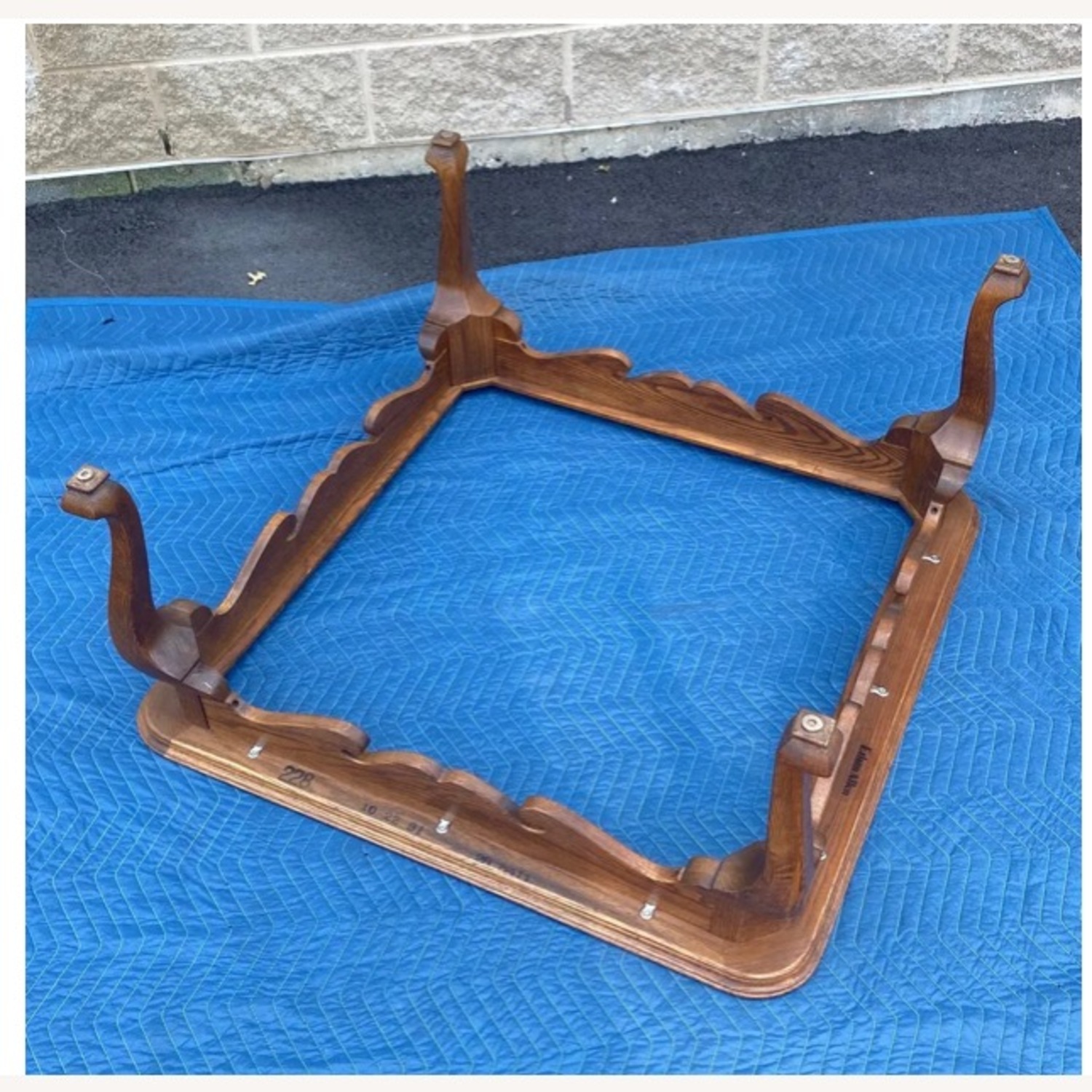 Ethan Allen Oak Coffee Table - image-4