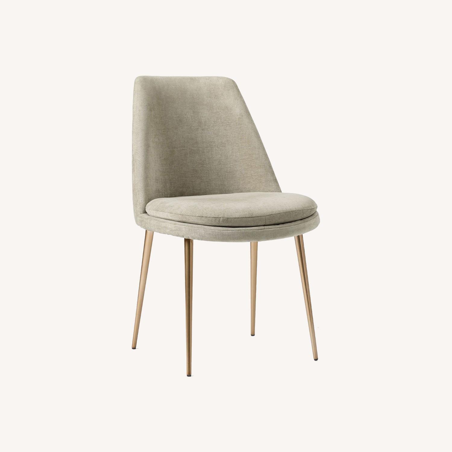 West Elm Finley Grey Dining Chairs - image-0