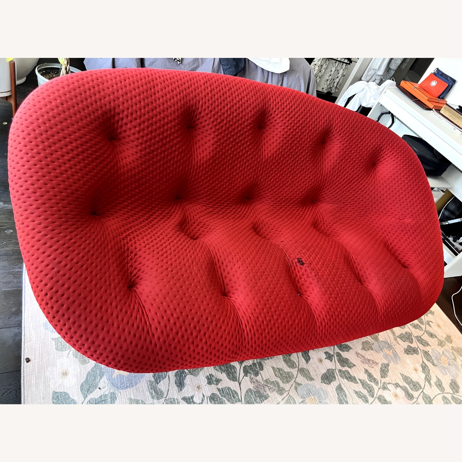 Ligne Roset Red Ploum Sofa - image-2