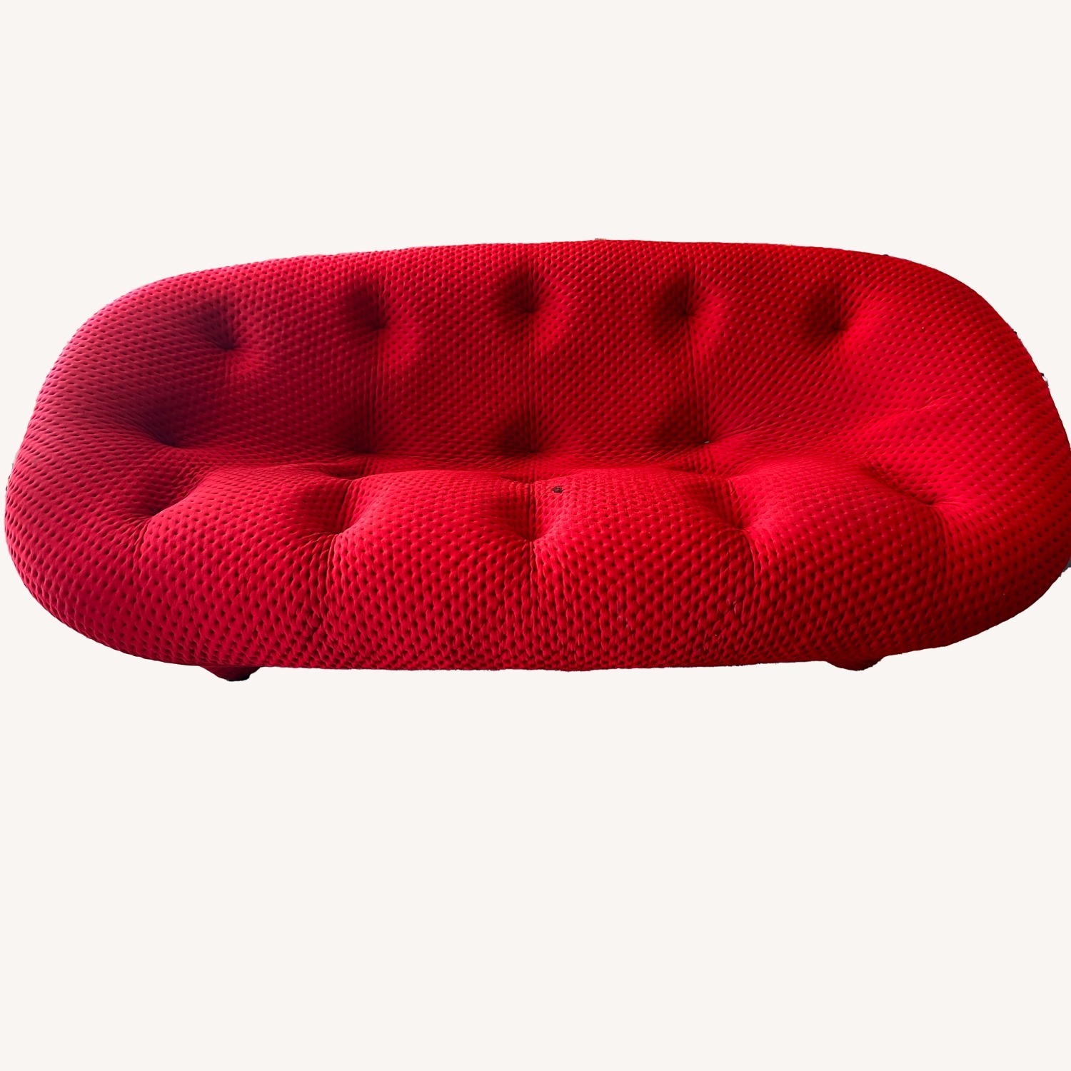 Ligne Roset Red Ploum Sofa - image-1