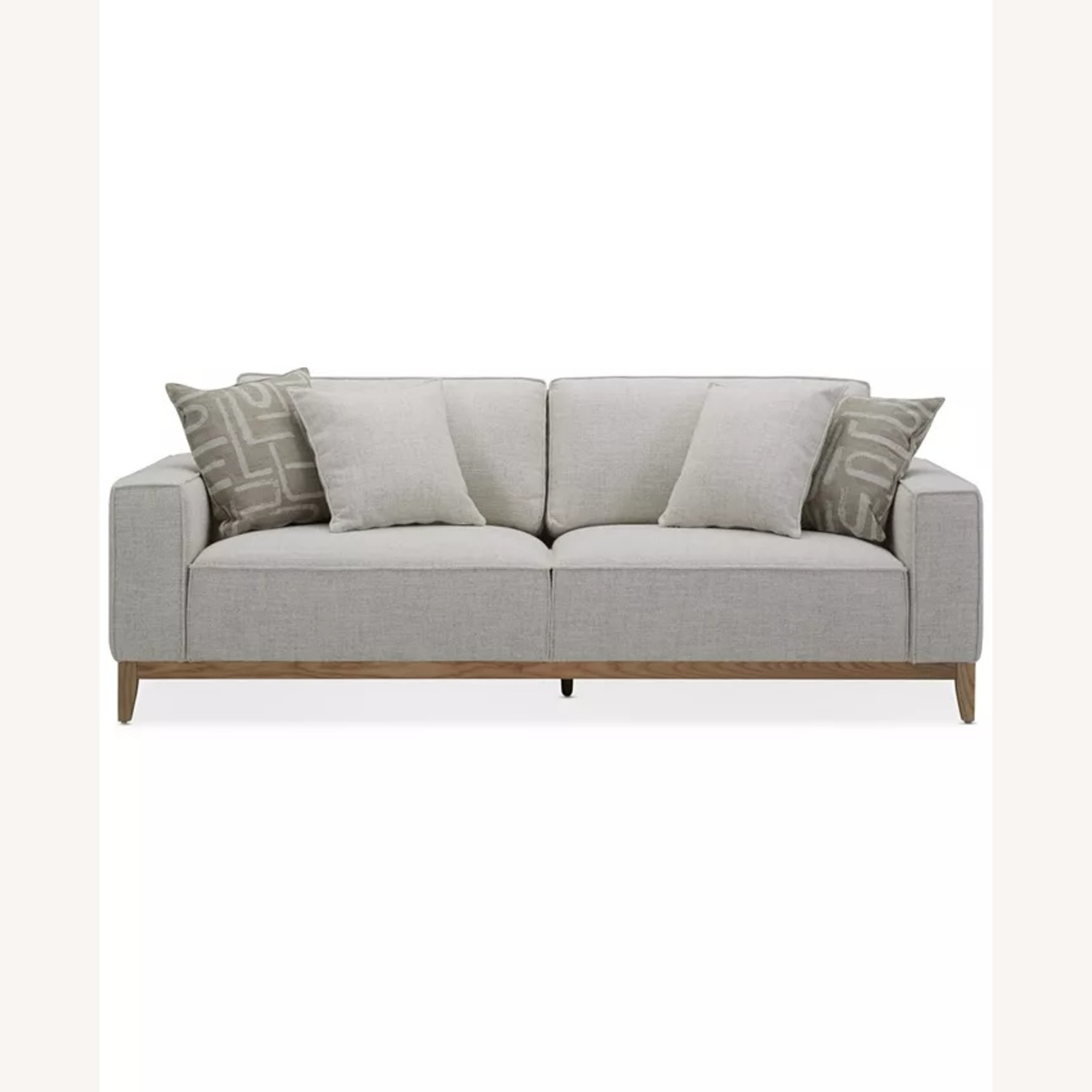 Macy's Rosecrans Beige 92" Sofa - image-5