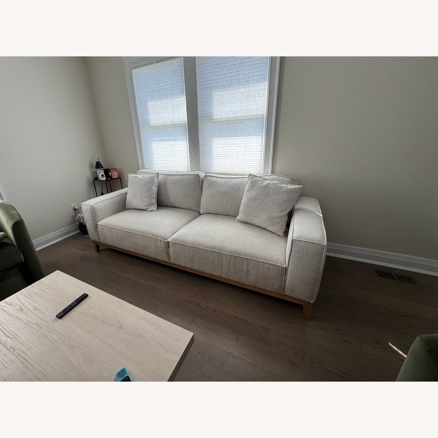 Macy's Rosecrans Beige 92" Sofa - image-4