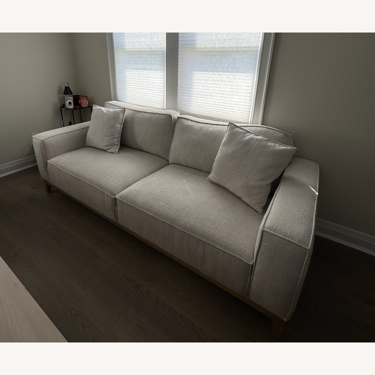 Macy's Rosecrans Beige 92" Sofa - image-3