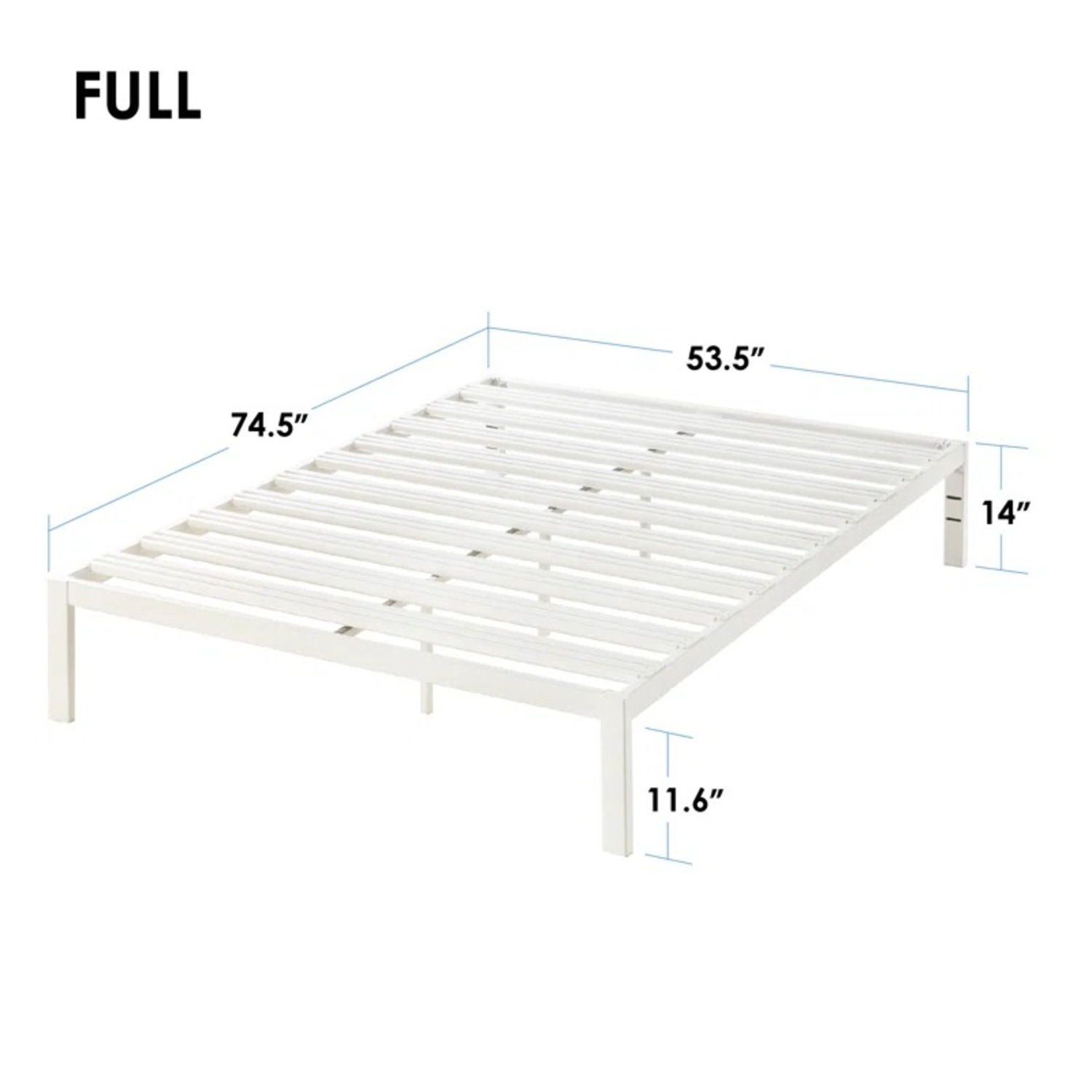 Oddsteinn Heavy Duty Steel Bed Frame - image-1