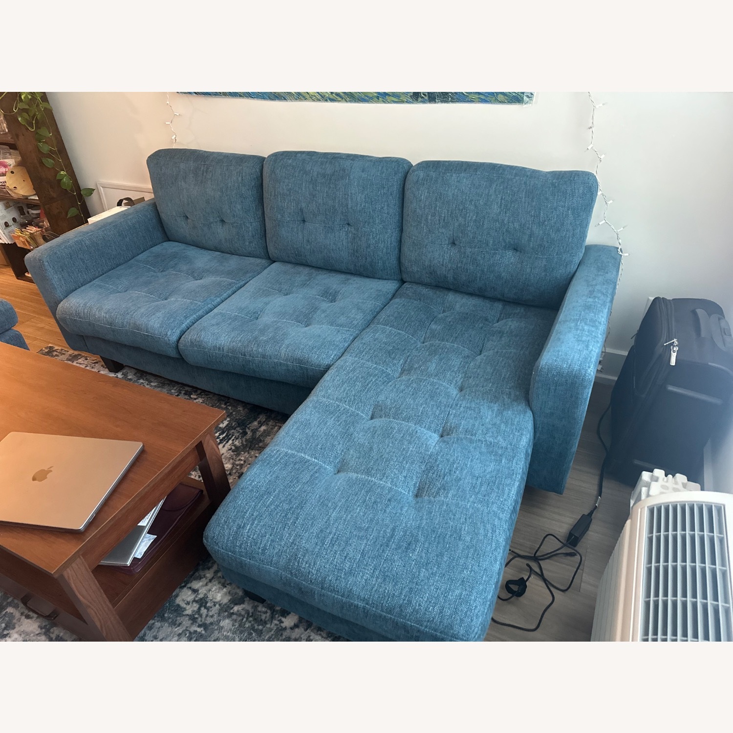 Divano Roma L-shaped Sectional with Ottoman - image-1