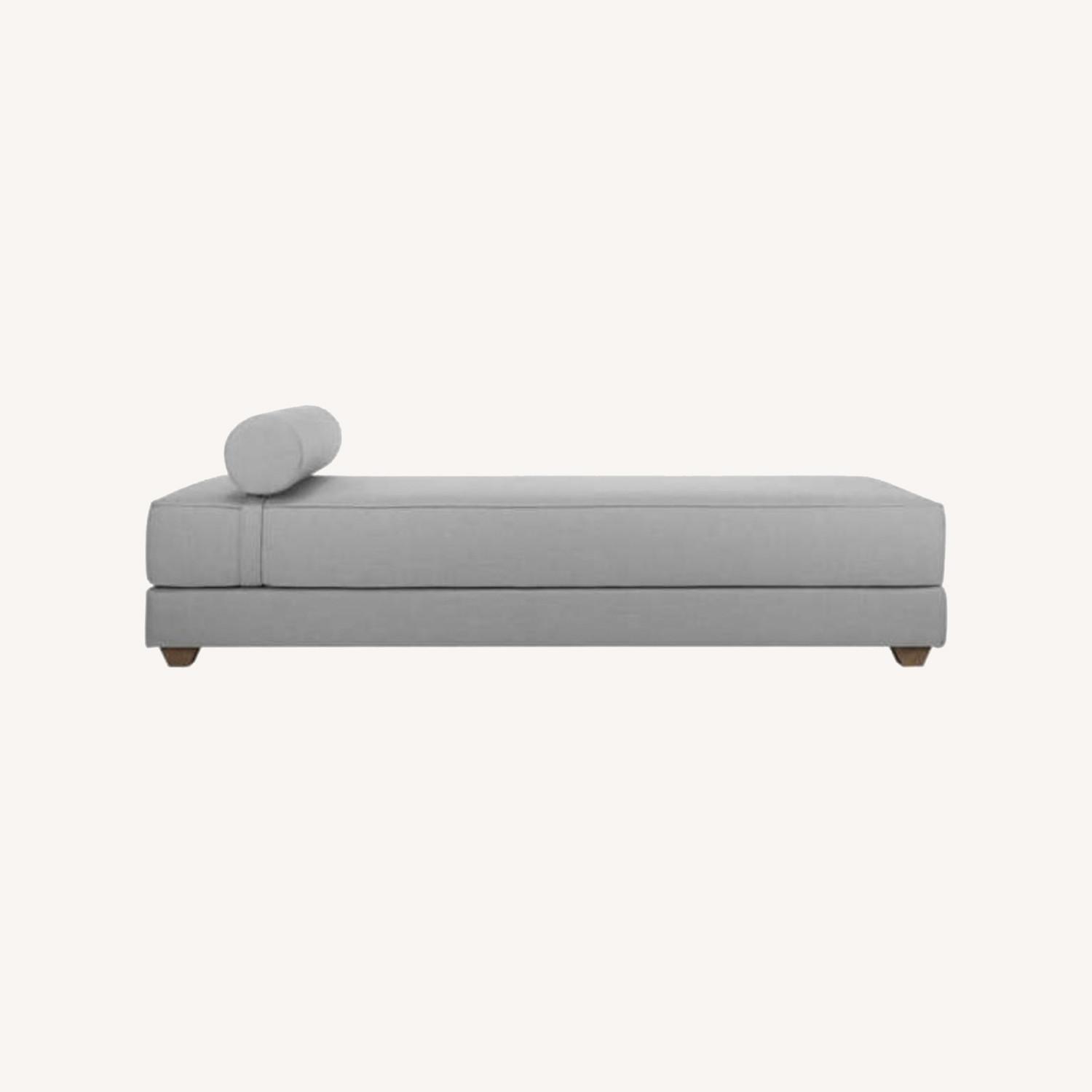 CB2 Lubi Silver Grey Sleeper Daybed - image-0