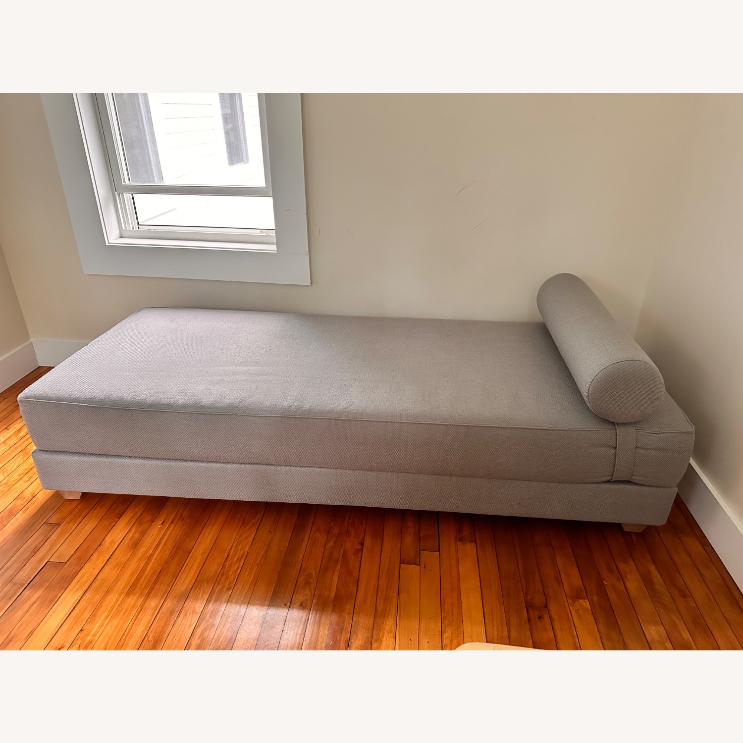 CB2 Lubi Silver Grey Sleeper Daybed - AptDeco
