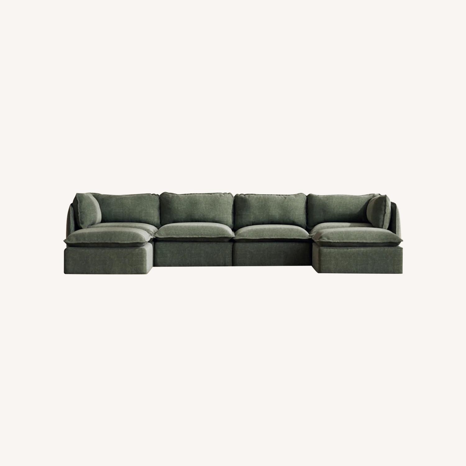 Anabei Modular Washable 4-Seater U-Sectional - image-0
