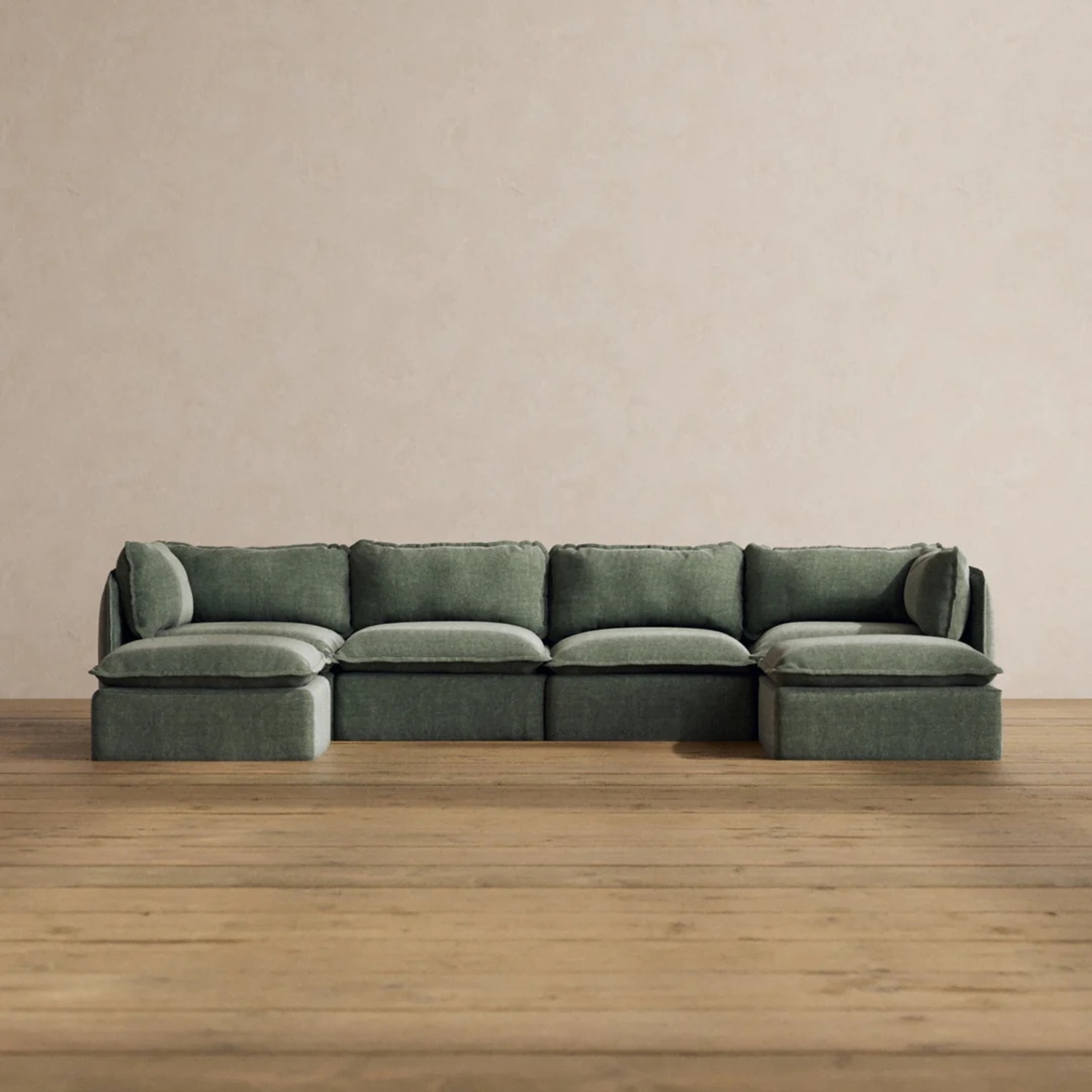 Anabei Modular Washable 4-Seater U-Sectional - image-6