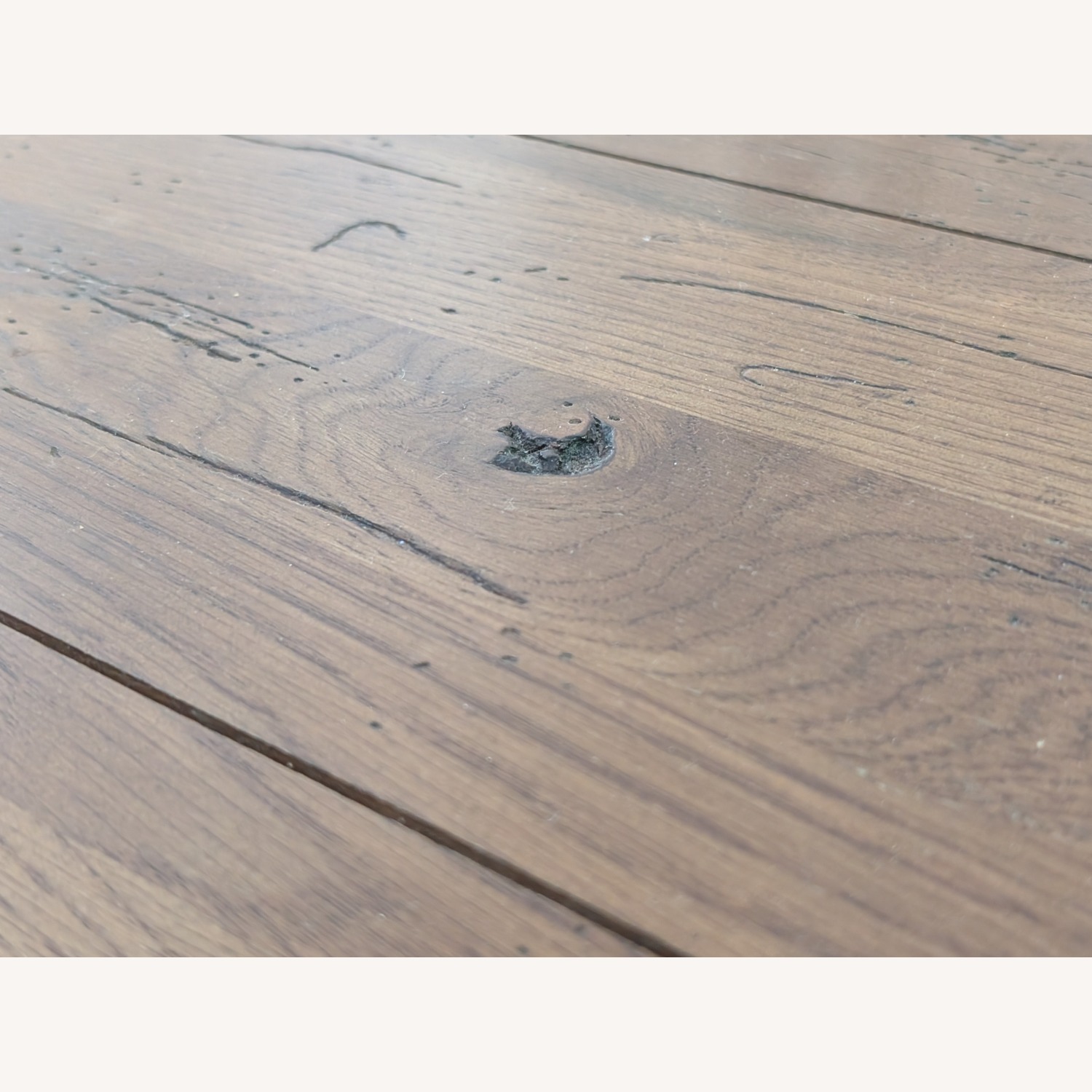 Solid Wood Distressed Dining Table - image-6