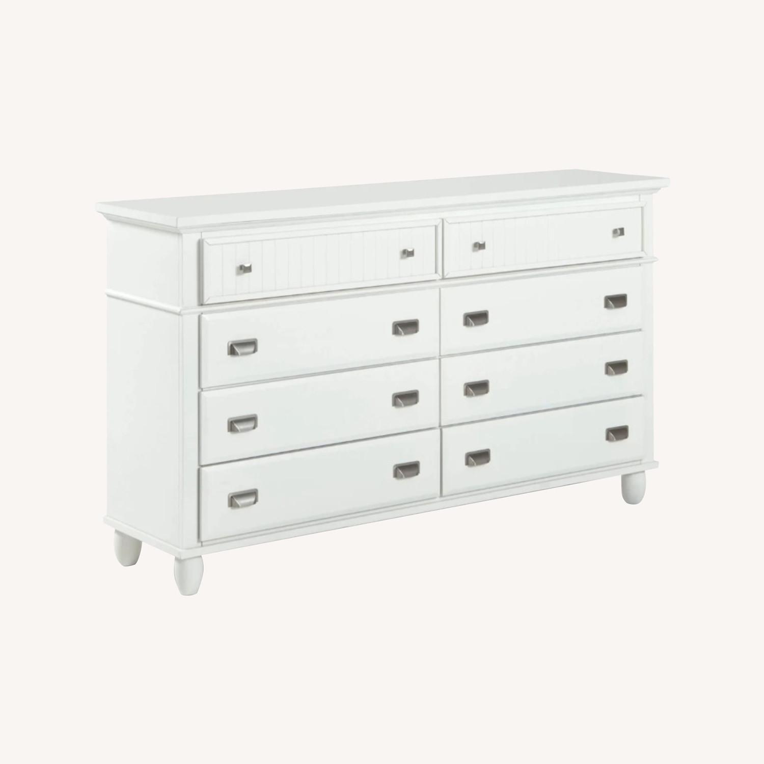 Spencer White 8 Drawer Dresser - image-0