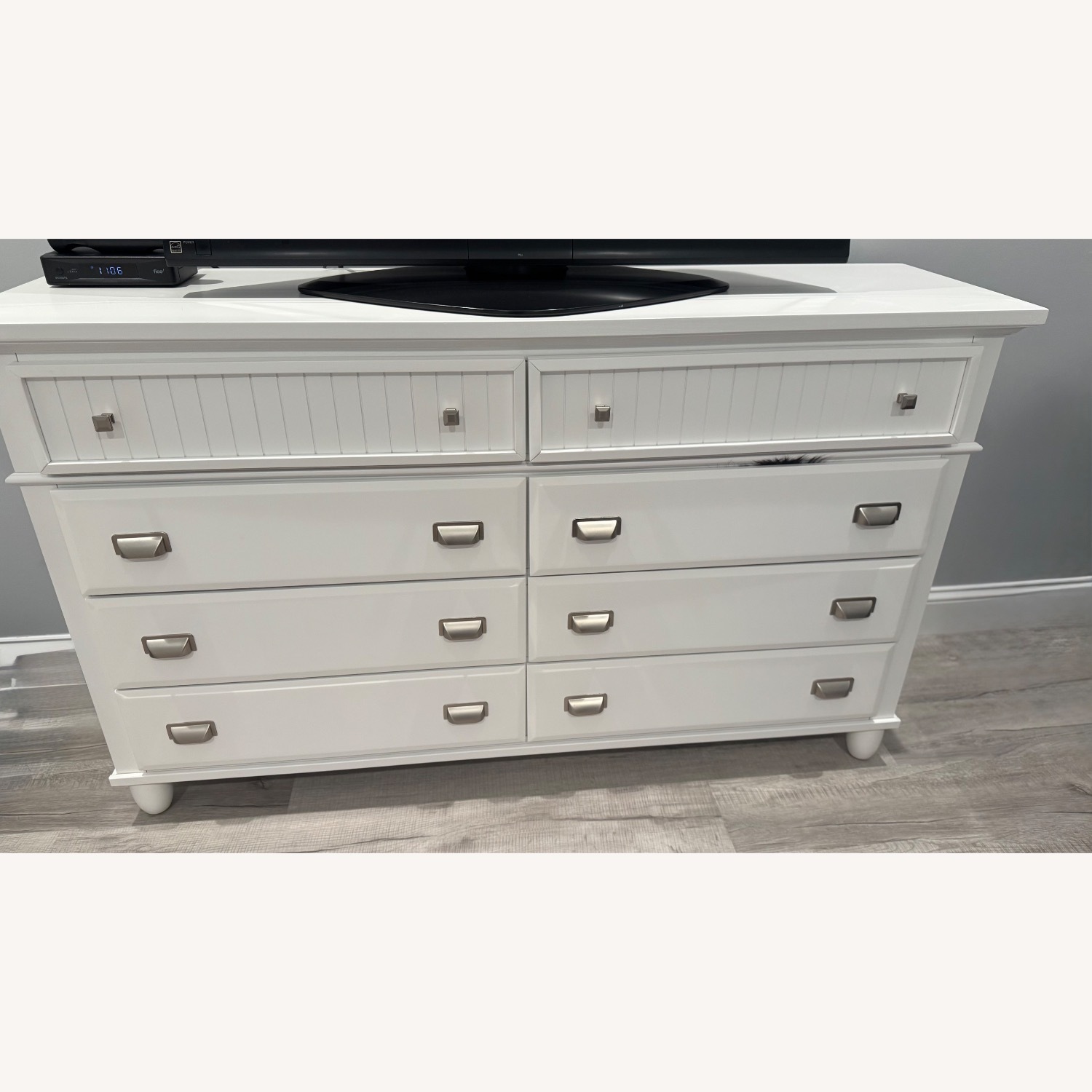 Spencer White 8 Drawer Dresser - image-1